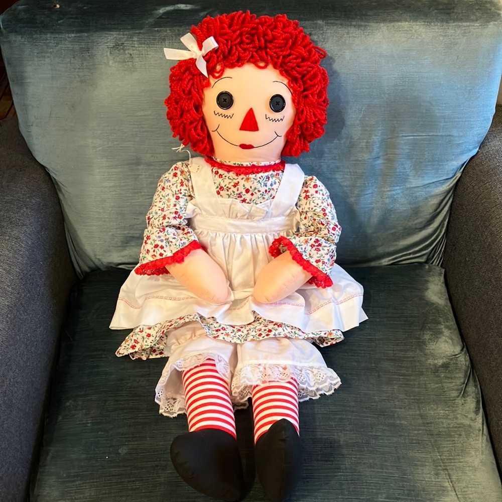 RARE Handmade Raggendy Anne doll XL - 3 ft NWT